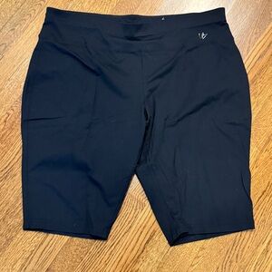 Lane Bryant. Livi Active. Compression Short. 22/24. Black. Nylon Blend. GUC.